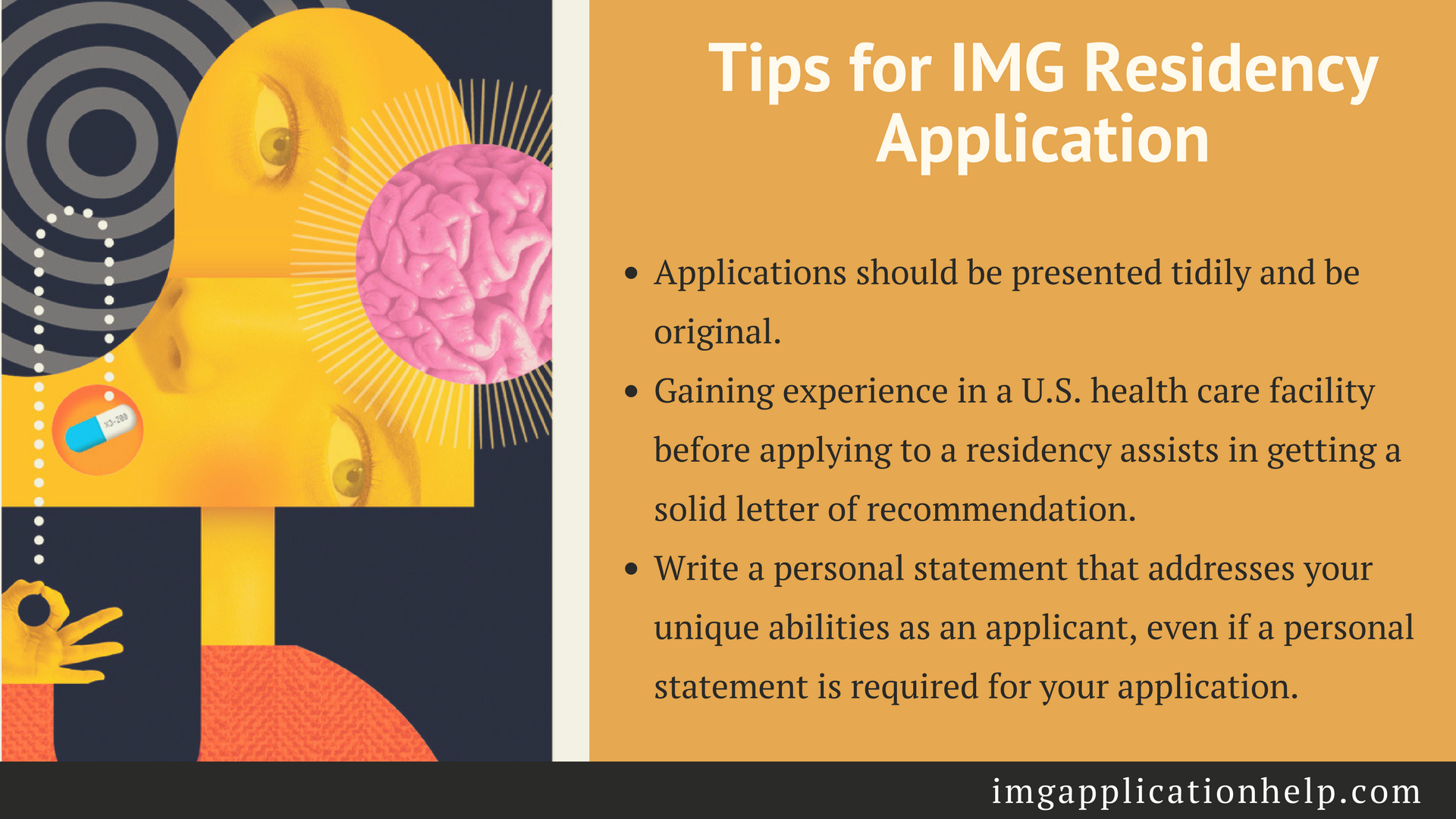 img residency application tips